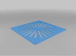Cubierta de fan con patron de lineas
