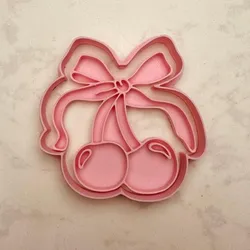 cutting cherry bow