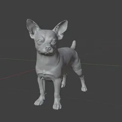 dog chihuahua 3d model stl file