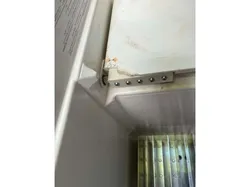 Dometic RV fridge freezer door hinge repair