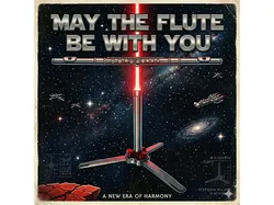 Flute Stand - Best Ever - Perfect - Star Wars Inspired - Lightsaber