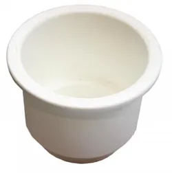 Holder for embedding cup for motorhomes, nautical, rvs, etc.