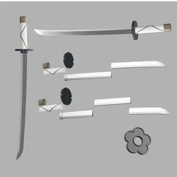 Inuyasha inspired Sango Katana and Flower Mask cosplay props