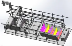 Longmen automatic soaking production line SolidWorks editable