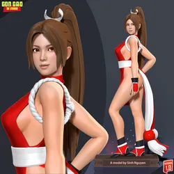 Mai Shiranui - new version 3D Print Model in Woman 615573