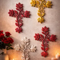 Natural Cross - Floral Wall Decor | Valentine's Day ❤️