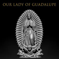 Our Lady of Guadalupe Statue – Virgin Mary Religious 3D Print STL