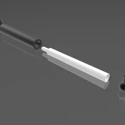 RETRACTABLE CANE FOR BLIND PERSON OR CHILD, EASY TO PRINT AND ASSEMBLE.