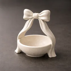 Ribbon Bowl - Decorative Jewelry Catchall