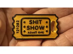 Shit Show Key Ring