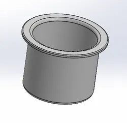 Simple support for deep-drawn glass