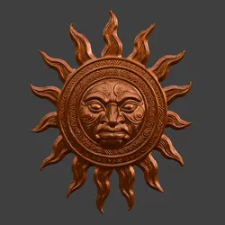 Sun God Crest – Wall Art & Book Cover Decor