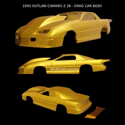 1993 OUTLAW CAMARO Z 28 - DRAG CAR BODY