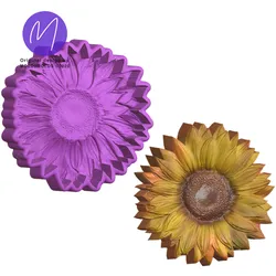 3D Sunflower Bath Bomb STL Mold