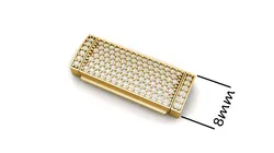 8 mm Diamond  Lock Box for Jewelry
