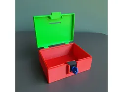 Coinbox with key lock