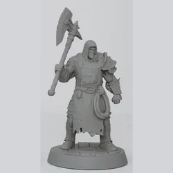 CULTISTS RITUAL – Executioner (32mm) DnD + Resin Pre-Supported STL