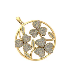 Diamond pendant 3d render