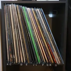 Dividers for organizing vinyl collections, books or other items for shelves