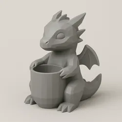 Dragon Full Body Pen Holder