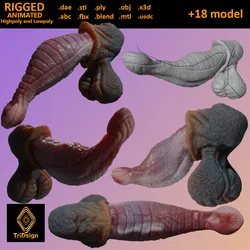 Fantasy Darintax Dragon Penis Rigged