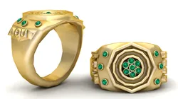 Gold ring 3D Print Model in Pendants 597024