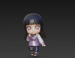 Hinata Hyuga from the anime Naruto