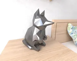Home Decorations & Ornaments STL Descărcare - Raton Lowpoly Poli scăzut - RandomThings