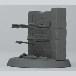 ICONIC HAZARDS – Arrow Wall (32mm) DnD + Resin Pre-Supported STL