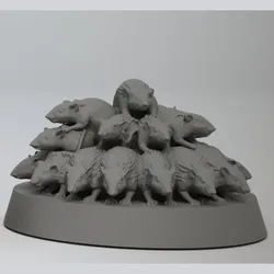 ICONIC HAZARDS – Swarm Base (32mm) DnD + Resin Pre-Supported STL