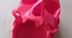 Low-Poly Skull Dice Tower, DM Edition