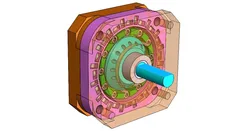Mini 3D Printed Magnetic Gear