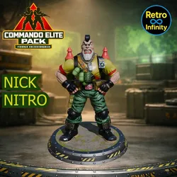 Nick Nitro - Commando Elite : Small Soldiers 3D figure (100 mm) : vinyl collectible