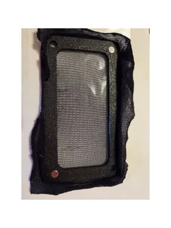 Non-square magnet-mounted fan dust filter