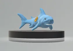 Ocean Buddy Shark Cute Fantasy Shark 3D Printable Model 3D Print Model in Toys 616079