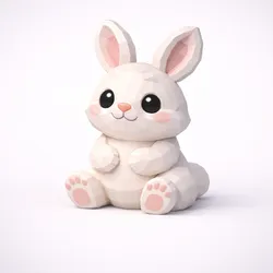 Polygonal Baby Bunny