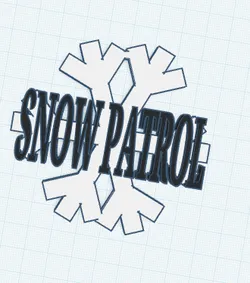 Snow Patrol Keychain