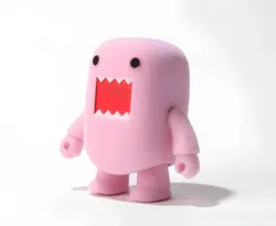 3D Printing Pink Domo toy