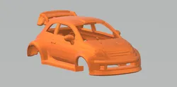 Abarth 500 3D Print Model in Vehicle 598977