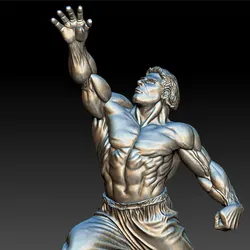Ascendant Fury – Dynamic Male Hero STL
