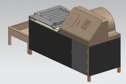 Automatic sausage oven with simulation UG12