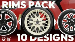 Car Rims Pack - Low poly