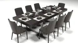 Chair table wood