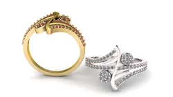 Crimson Elegance Ruby Ring