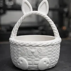 Cute Bunny Basket – Easter 3D Print