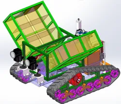 Design of a vision multifunctional disaster relief crawler robot