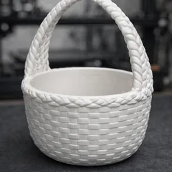 Easter Basket with Handle – Woven