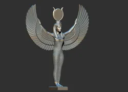 Egyptian Goddess Isis wings 3D Printable model 3D Print Model in Sculpture 597990
