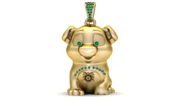 Emerald Pup Charm PENDANT 3D Print Model in Pendants 598398