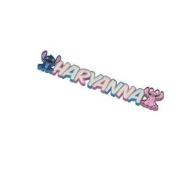 First name LED TO ASSEMBLE Haryanna Stitch Angel